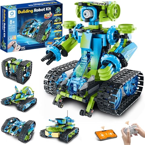 SILLBIRD KIT DE CONSTRUCCIÓN DE AUTOMÓVIL ROBOT CON CONTROL REMOTO REGALOS STEM PARA NIÑOS DE 8 A 14 AÑOS JUGUETES DE CARRERAS - 1