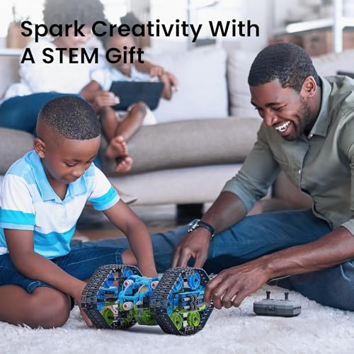 SILLBIRD KIT DE CONSTRUCCIÓN DE AUTOMÓVIL ROBOT CON CONTROL REMOTO REGALOS STEM PARA NIÑOS DE 8 A 14 AÑOS JUGUETES DE CARRERAS - 2