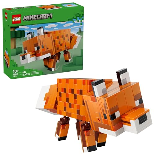 LEGO MINECRAFT THE FOX JUGUETE DE CONSTRUCCIÓN Y SIMULACIÓN PARA NIÑOS Y NIÑAS PERSONAJE DE VIDEOJUEGO POSABLE PARA NIÑOS - 1