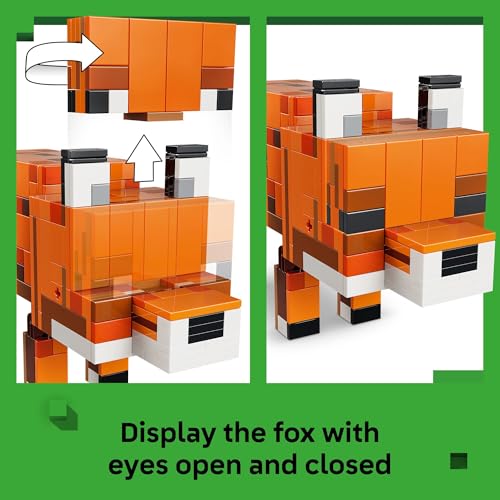 LEGO MINECRAFT THE FOX JUGUETE DE CONSTRUCCIÓN Y SIMULACIÓN PARA NIÑOS Y NIÑAS PERSONAJE DE VIDEOJUEGO POSABLE PARA NIÑOS - 3