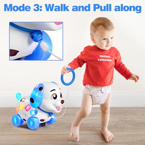 HUMORPLAY JUGUETE MUSICAL DE CACHORRO PARA BEBÉ DE 61218 MESES JUGUETES DE ARRASTRARSE Y CAMINAR PARA NIÑO NIÑA DE 1 AÑO DE EDAD