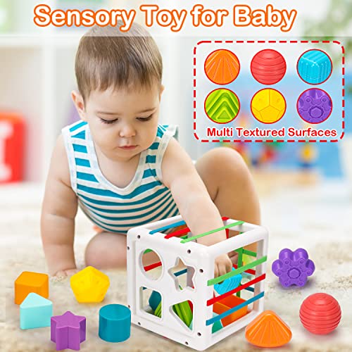 JUGUETES MONTESSORI PARA BEBÉS DE 61218 MESES TAZAS DE APILAR CON CUERDA PARA BEBÉS BLOQUES CLASIFICADORES DE FORMA JUGUETE - 3