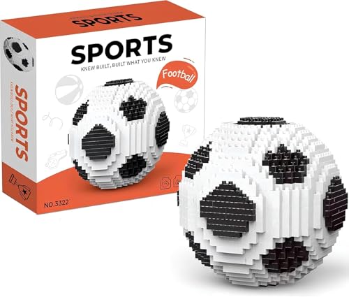 JUEGO DE BLOQUES DE CONSTRUCCIÓN DE FÚTBOL PARA ADULTOS JUGUETES EDUCATIVOS 3D STEM EN MINIATURA DE 334 PULGADAS LADRILLOS - 1