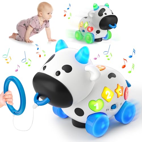 JUGUETES MUSICALES DE VACA PARA BEBÉS DE 61218 MESES JUGUETE EDUCATIVO DE APRENDIZAJE PARA GATEAR Y CAMINAR PARA NIÑOS DE 1 AÑO - 1