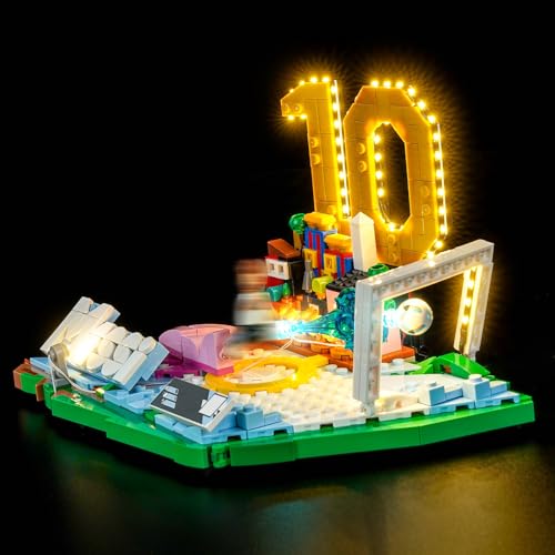 KIT DE LUCES LED MEJORADO COMPATIBLE CON LEGO LIONEL MESSI JUEGO DE CONSTRUCCIÓN DE LUCES DE FÚTBOL DECORACIÓN DE LUCES - 2