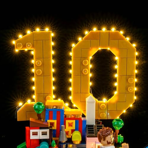 KIT DE LUCES LED MEJORADO COMPATIBLE CON LEGO LIONEL MESSI JUEGO DE CONSTRUCCIÓN DE LUCES DE FÚTBOL DECORACIÓN DE LUCES - 3