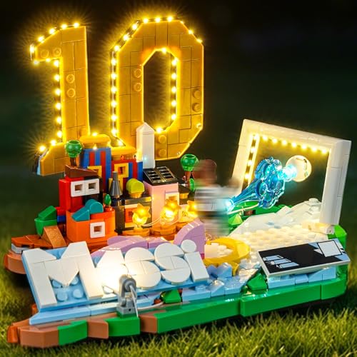 ILUMINACIÓN LED COMPATIBLE CON LEGO LIONEL MESSI SOCCER HIGHLIGHTS 43011 JUST LIGHTS KIT DE LUZ COMPATIBLE CON LEGO 43011 NO - 1