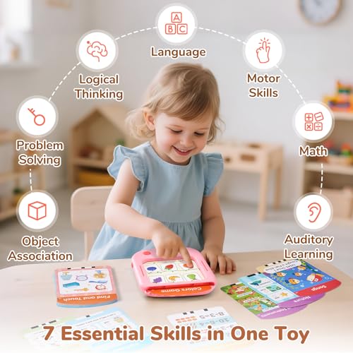 JOYCAT TABLETA DE APRENDIZAJE PARA NIÑOS TARJETAS FLASH HABLANTES FONÉTICAS APRENDE A LEER CON 156 PÁGINAS MÁS DE 40 TEMAS MÁS - 2