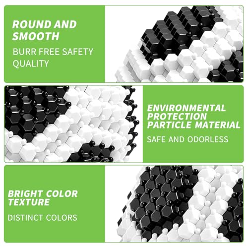 BEFUN SOCCER BUILDING BLOCKS SET 437 PIECES CHALLENGING STEM BUILDING KIT FOR ADULTS TEENS 14 15 16 3D MINI SOCCER MODEL - 3