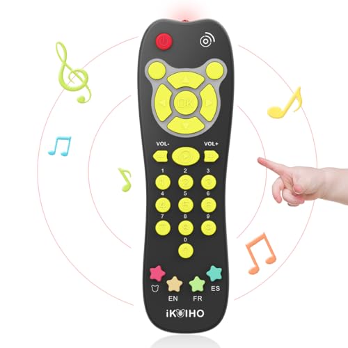 JUGUETE DE CONTROL REMOTO PARA BEBÉ JUGUETE DE CONTROL REMOTO DE TV REALISTA PARA NIÑOS PEQUEÑOS CON LUZ Y SONIDO JUGUETE - 1