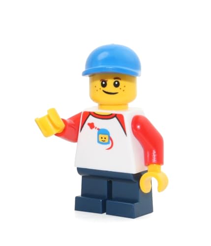 LEGO CIUDAD MINIFIGURA NIÑO PECAS CON BALÓN DE FÚTBOL Y PORTERÍA 60134 - 2