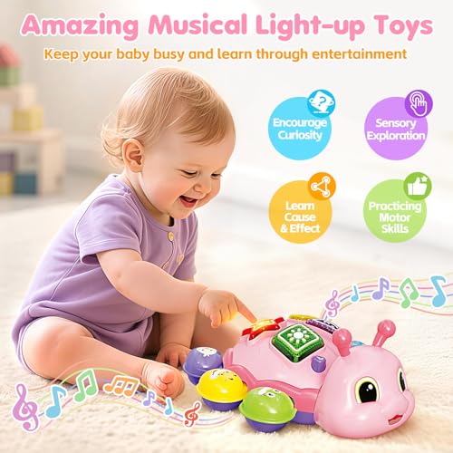 JUGUETES PARA GATEAR BEBÉS DE 6 A 12 MESES JUGUETES MUSICALES PARA BEBÉS DE 7 8 9 10 11 MESES JUGUETE EDUCATIVO DE APRENDIZAJE - 3