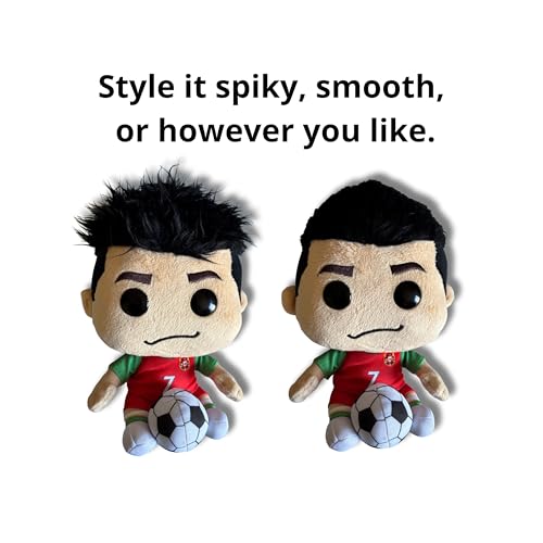 RONALDO PLUSH ESTRELLA DE FÚTBOL COLECCIONABLE CON CAMISETA NÚMERO 7 PELUCHE DE RONALDO REGALO DE FÚTBOL PARA NIÑOS NIÑAS - 2