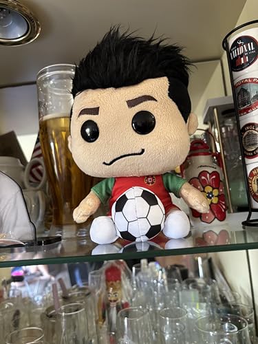 RONALDO PLUSH ESTRELLA DE FÚTBOL COLECCIONABLE CON CAMISETA NÚMERO 7 PELUCHE DE RONALDO REGALO DE FÚTBOL PARA NIÑOS NIÑAS - 3