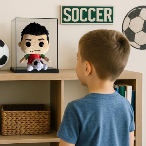 RONALDO PLUSH ESTRELLA DE FÚTBOL COLECCIONABLE CON CAMISETA NÚMERO 7 PELUCHE DE RONALDO REGALO DE FÚTBOL PARA NIÑOS NIÑAS - 4