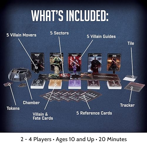 RAVENSBURGER STAR WARS VILLAINOUS JUEGO DE MESA DE ESTRATEGIA POWER OF THE DARK SIDE ÚNETE A DARTH VADER KYLO REN Y MÁS EN ESTA - 3