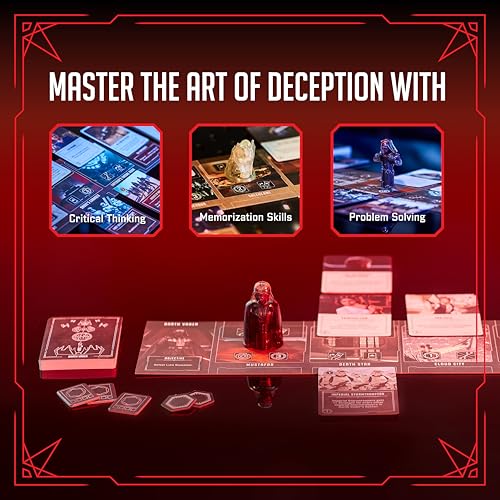 RAVENSBURGER STAR WARS VILLAINOUS JUEGO DE MESA DE ESTRATEGIA POWER OF THE DARK SIDE ÚNETE A DARTH VADER KYLO REN Y MÁS EN ESTA - 4
