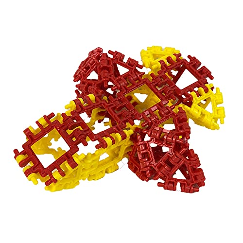 THAT HINGE TOY JUEGO DE 82 PIEZAS VERDE ROSA ANIMAL MÁS JUGUETE DE CONSTRUCCIÓN STEM - 4