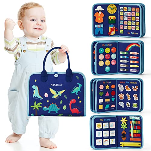 HAHALAND PANEL SENSORIAL PARA NIÑOS PEQUEÑOS JUGUETES MONTESSORI PARA PREESCOLAR ACTIVIDADES DE APRENDIZAJE CON HABILIDADES - 1