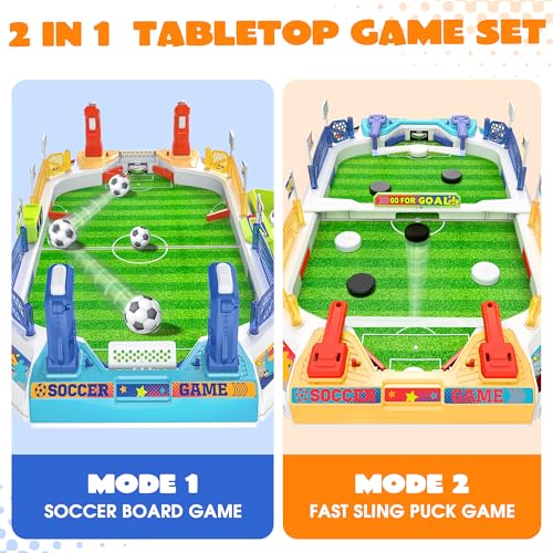 MINI JUEGO DE MESA DE FÚTBOL PARA NIÑOS REGALOS DE FÚTBOL DE CUMPLEAÑOS Y NAVIDAD PARA NIÑOS DE 3 4 5 6 7 812 AÑOS JUGUETES - 2