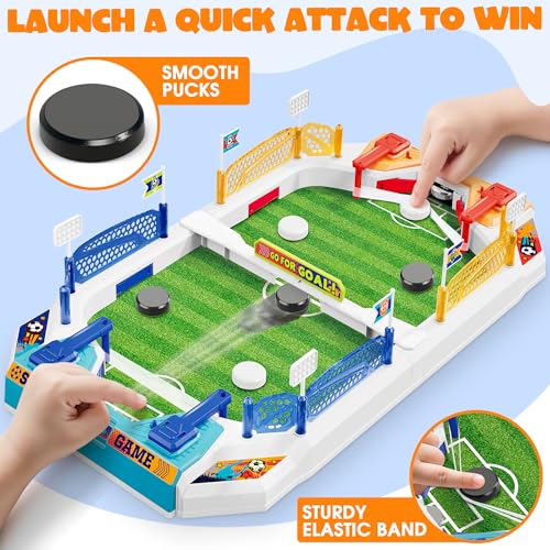 MINI JUEGO DE MESA DE FÚTBOL PARA NIÑOS REGALOS DE FÚTBOL DE CUMPLEAÑOS Y NAVIDAD PARA NIÑOS DE 3 4 5 6 7 812 AÑOS JUGUETES - 4