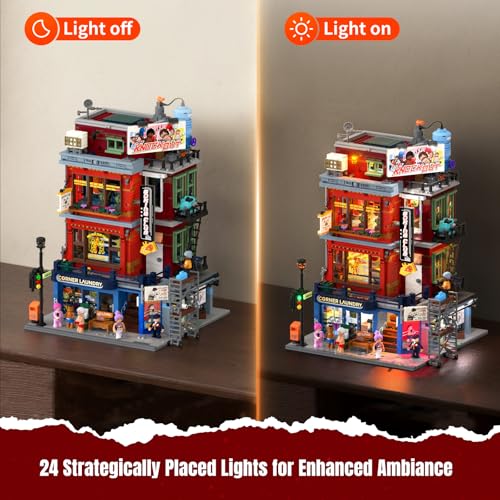 LUMIBRICKS STREET FUSION BOXING CLUB JUEGO DE LADRILLOS DE ILUMINACIÓN KIT DE COLECCIÓN DE JUEGO MODULAR PARA CIUDAD Y PUEBLO - 3