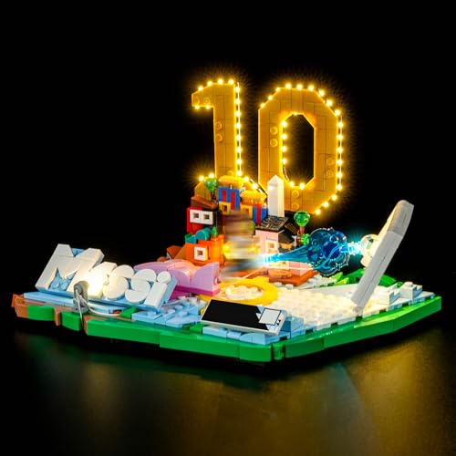 LOCOLEE KIT DE LUCES COMPATIBLE CON LEGO 43011 LIONEL MESSI DESTACADOS DE FÚTBOL NO SOLO LUCES DEL MODELO REAL ACCESORIOS - 1