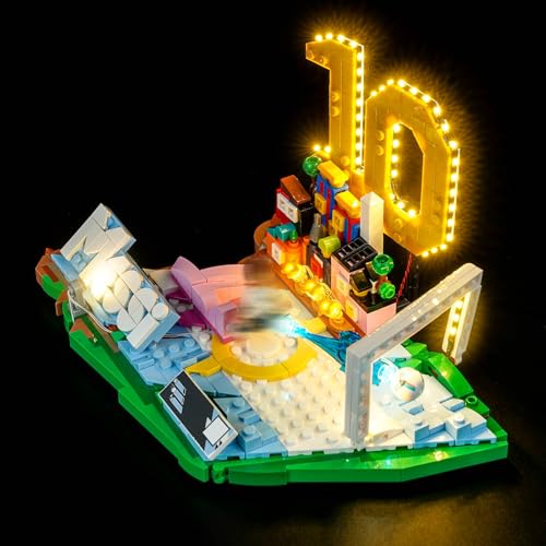 LOCOLEE KIT DE LUCES COMPATIBLE CON LEGO 43011 LIONEL MESSI DESTACADOS DE FÚTBOL NO SOLO LUCES DEL MODELO REAL ACCESORIOS - 3