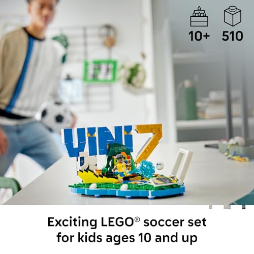 LEGO EDITIONS VINI JR JUEGO DE CONSTRUCCIÓN PARA NIÑOS Y NIÑAS A PARTIR DE 10 AÑOS REGALO DE FÚTBOL COLECCIONABLE CON PLACA - 2