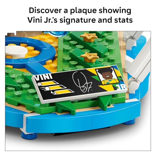 LEGO EDITIONS VINI JR JUEGO DE CONSTRUCCIÓN PARA NIÑOS Y NIÑAS A PARTIR DE 10 AÑOS REGALO DE FÚTBOL COLECCIONABLE CON PLACA - 4