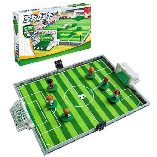 JUEGO DE BLOQUES DE CONSTRUCCIÓN DE CAMPO DE FÚTBOL COMPATIBLE CON LEGO DE FÚTBOL LADRILLOS DE CONSTRUCCIÓN DE JUGUETE - 1