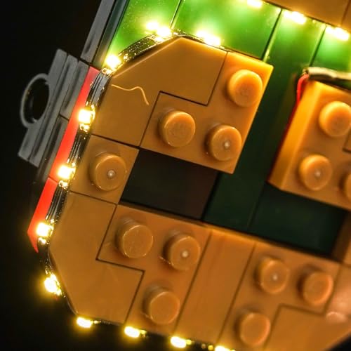 KIT DE LUCES LED MEJORADO COMPATIBLE CON LEGO LIONEL MESSI JUEGO DE CONSTRUCCIÓN DE LEYENDA DE FÚTBOL DECORACIÓN DE LUCES - 4