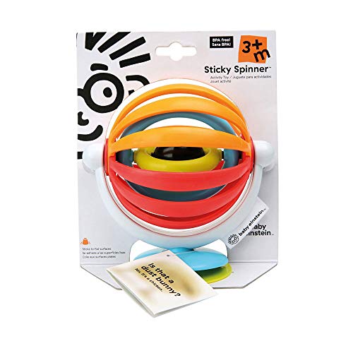 BABY EINSTEIN STICKY SPINNER JUGUETE DE ACTIVIDADES PARA SILLA ALTA SIN BPA A PARTIR DE 3 MESES - 2