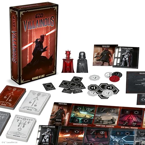 RAVENSBURGER STAR WARS VILLAINOUS EXPANDALONE 2 JUEGO DE MESA Y CARTAS DE ESTRATEGIA FAMILIAR PARA EDADES DE 10 AÑOS EN ADELANTE - 1