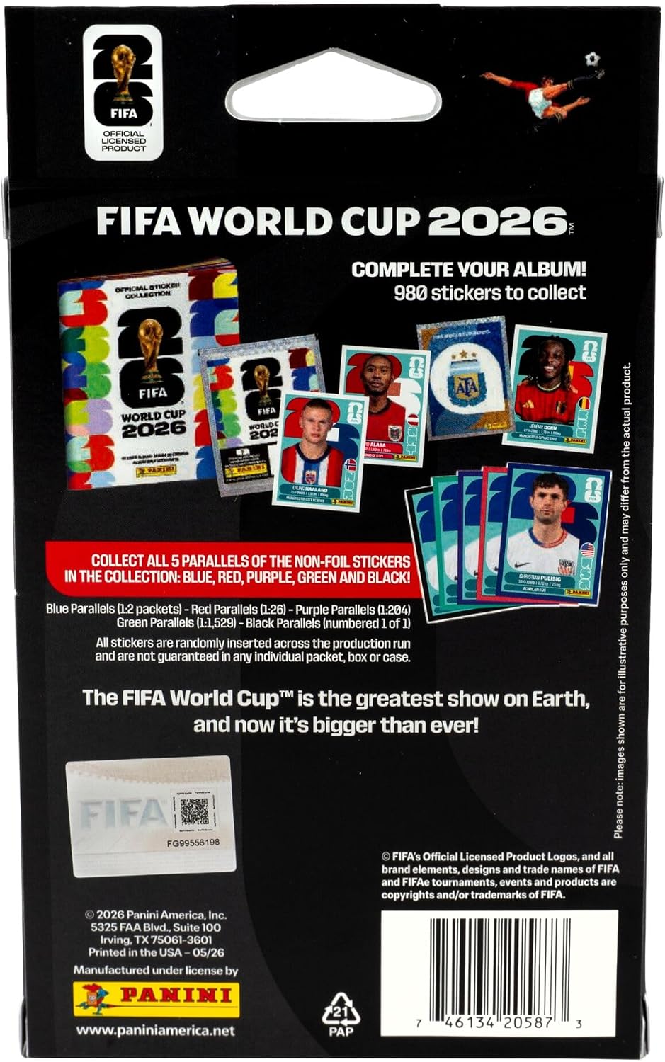 PANINI FIFA WORLD CUP SOCCER HANGER BOX 2026 - 2