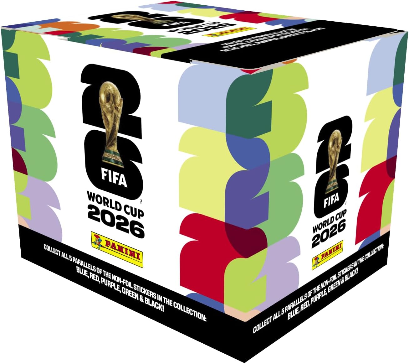 2026 PANINI FIFA COPA DEL MUNDO CAJA DE COLECCIÓN DE CROMOS 50 PAQUETES DE CROMOS EXCLUSIVO DE AMAZON NARANJA PARALELO CROMOS - 1