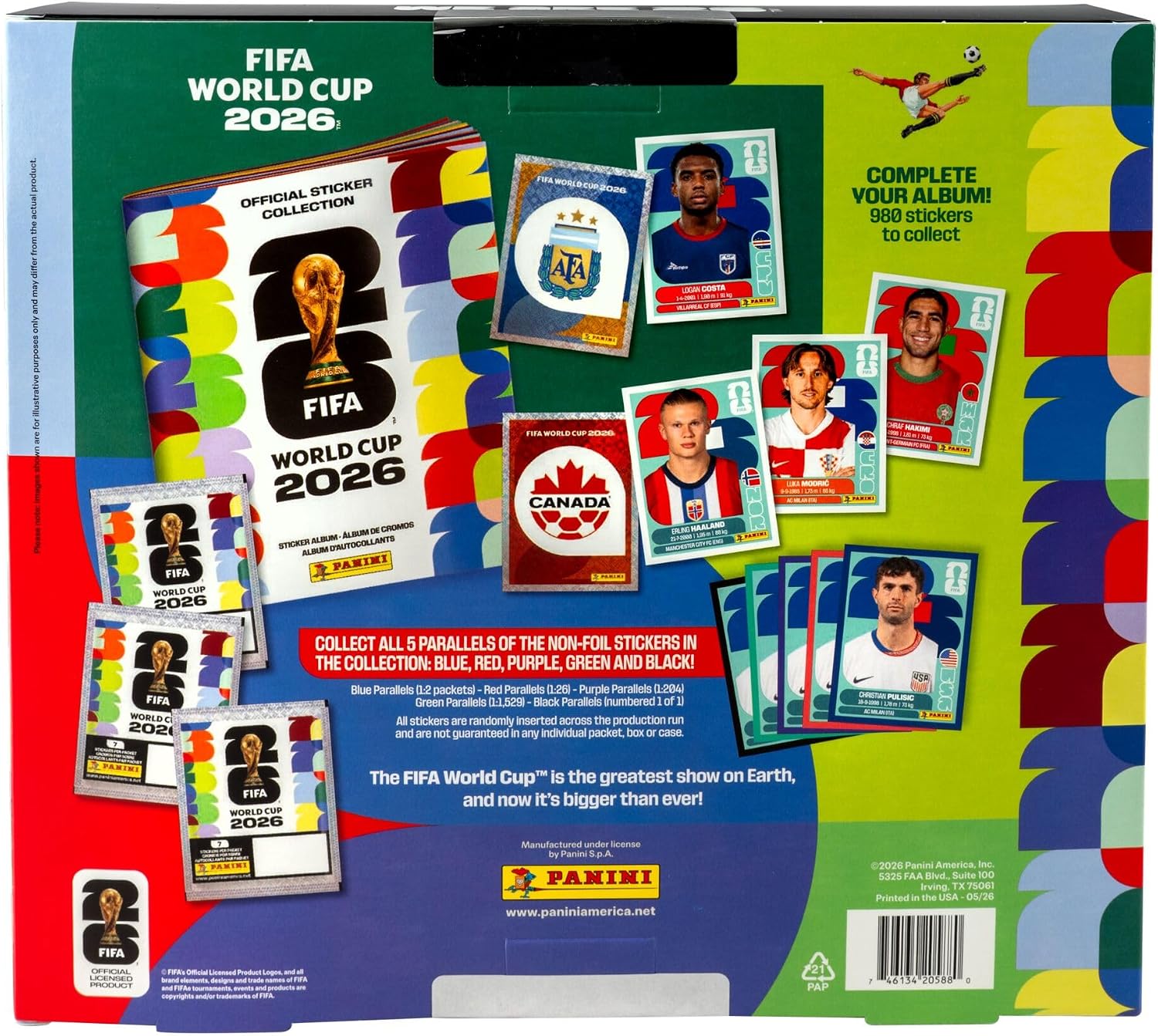 CALCOMANÍAS DE LA COPA MUNDIAL DE LA FIFA DE PANINI 2026 - 3