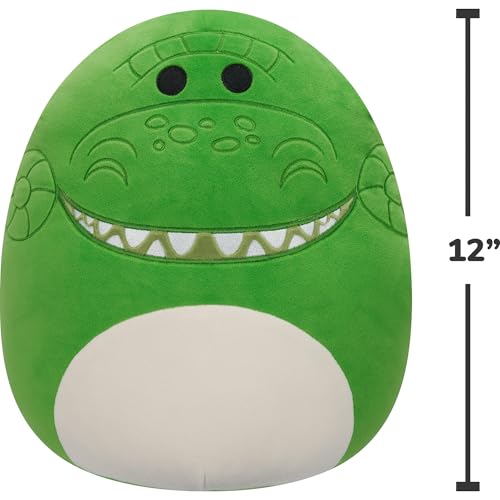SQUISHMALLOWS DISNEY PIXAR TOY STORY REX DE 12 PULGADAS PELUCHE OFICIAL DE JAZWARES TAMAÑO MEDIANO - 4