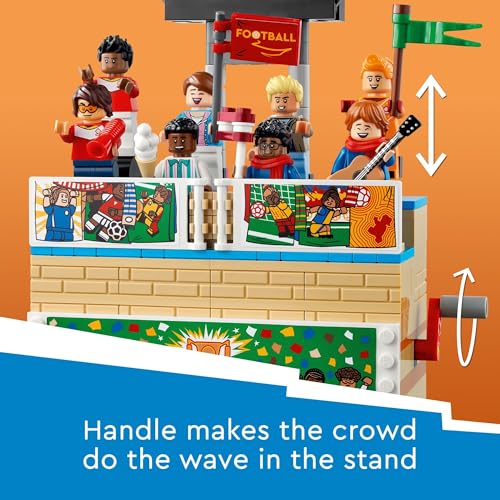 LEGO ICONS OF PLAY JUGUETE DE FÚTBOL SET DE CONSTRUCCIÓN DETALLADO PARA NIÑAS Y NIÑOS CON 15 MINIFIGURAS TAMBIÉN INCLUYE - 4