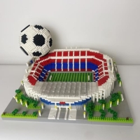 JUEGO DE 4200PIEZAS DE ESTADIO DE FÚTBOL DE BARCELONA CON BALÓN DE FÚTBOL MICRO BLOQUES DE CONSTRUCCIÓN QUE CREA UN CAMPO - 1