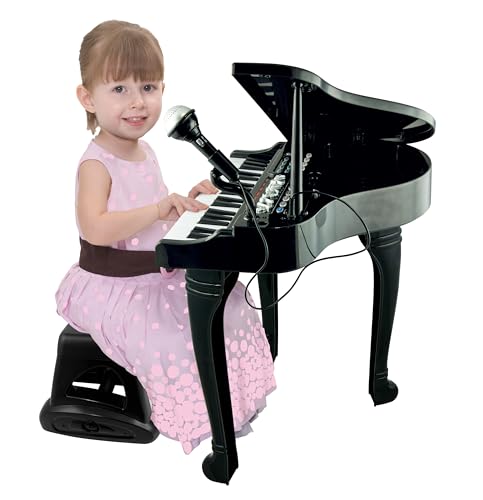 WINFUN JUEGO DE PIANO DE COLA SINFÓNICO PARA NIÑOS A PARTIR DE 37 AÑOS 37 TECLAS 15 CANCIONES DE DEMOSTRACIÓN 8 INSTRUMENTOS - 5