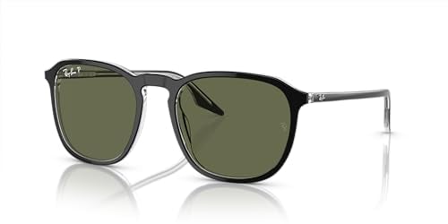 RAYBAN RB2203 GAFAS DE SOL CUADRADAS PARA HOMBRE Y MUJER PAQUETE CON KIT DE GAFAS DE DISEÑO IWEAR DE CORTESÍA - 1
