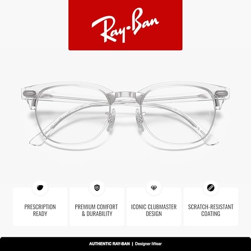 RAYBAN MARCOS CUADRADOS PARA GAFAS GRADUADAS RX5154 CLUBMASTER UNISEX PARA ADULTOS - 3
