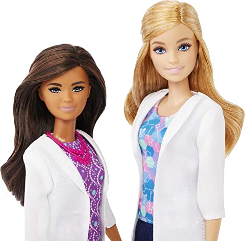 BARBIE JUEGO DE LABORATORIO CIENTÍFICO CON 2 MUÑECAS BANCO DE LABORATORIO Y MÁS DE 10 ACCESORIOS EXCLUSIVO DE AMAZON - 3