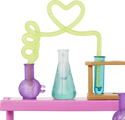 BARBIE JUEGO DE LABORATORIO CIENTÍFICO CON 2 MUÑECAS BANCO DE LABORATORIO Y MÁS DE 10 ACCESORIOS EXCLUSIVO DE AMAZON - 4