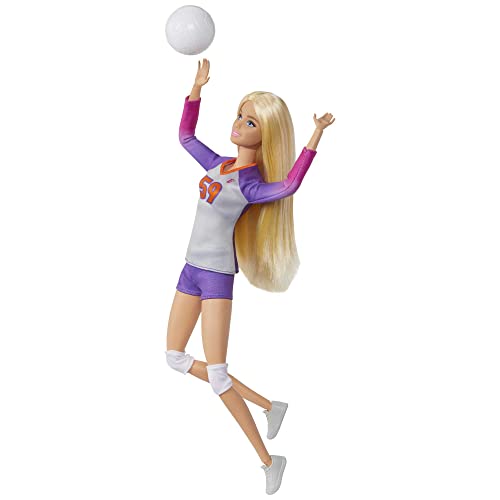 MUÑECA BARBIE Y ACCESORIOS MUÑECA DE VOLEIBOL PROFESIONAL DE BARBIE MADE TO MOVE CON UNIFORME Y PELOTA - 2