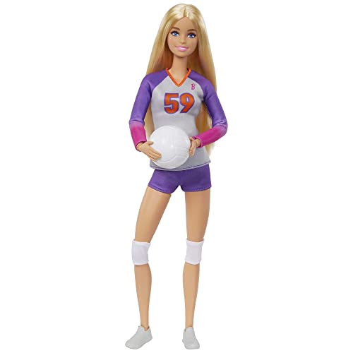 MUÑECA BARBIE Y ACCESORIOS MUÑECA DE VOLEIBOL PROFESIONAL DE BARBIE MADE TO MOVE CON UNIFORME Y PELOTA - 5