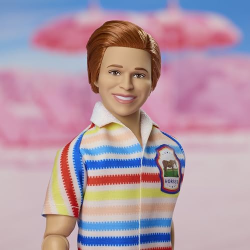 MUÑECA COLECCIONABLE DE BARBIE LA PELÍCULA ALLAN MICHAEL CERA COMO ALLAN CON 2 ATUENDOS REMOVIBLES DE LA PELÍCULA TRAJE DE SALTO - 5