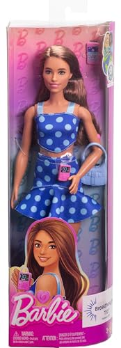 MUÑECA BARBIE FASHIONISTAS 242 MUÑECA CON DIABETES TIPO 1 CON ATUENDO DE LUNARES Y ACCESORIOS EN ASOCIACIÓN CON BREAKTHROUGH T1D - 6