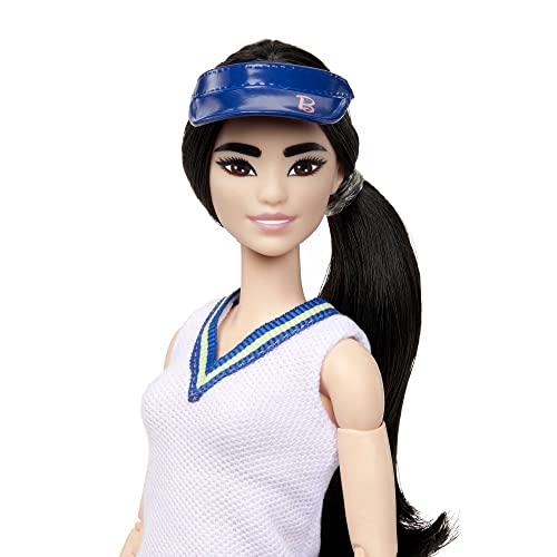 MUÑECA BARBIE Y ACCESORIOS MUÑECA DE JUGADORA DE TENIS PROFESIONAL CON RAQUETA Y PELOTA - 2